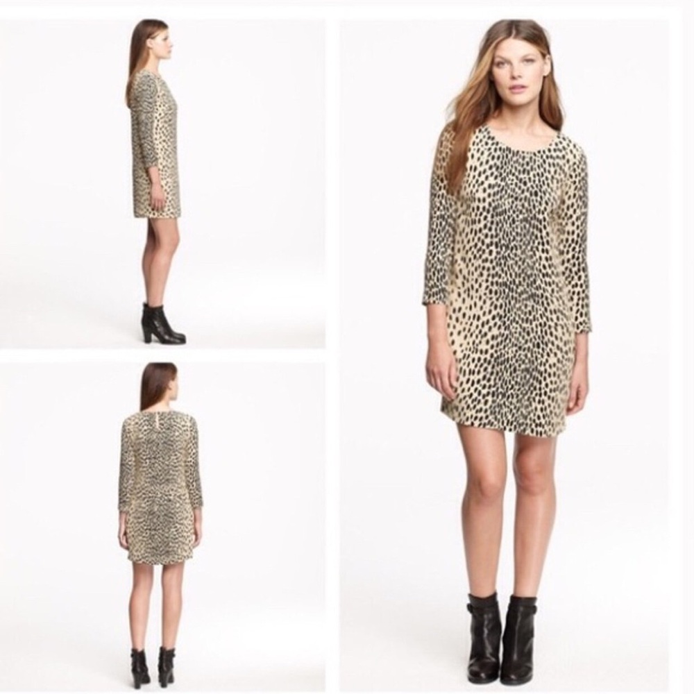 J. Crew Printed Mini Dress